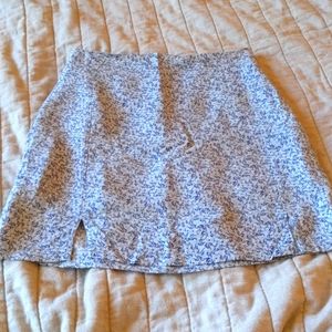 Blue floral John Galt Cara skirt